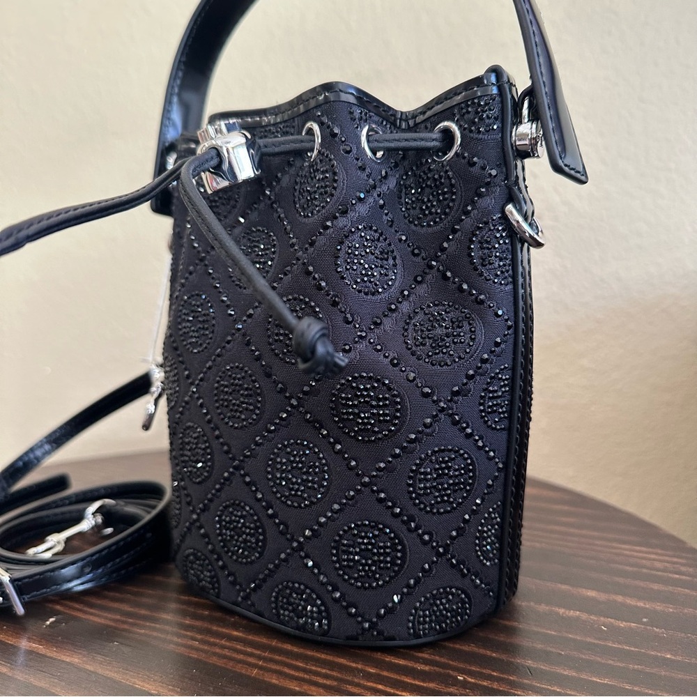 Tory Burch Mini T Monogram Hotfix Bucket Bag - Picture 7 of 13